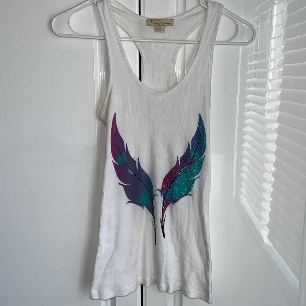 Forever 21 embellished tank top